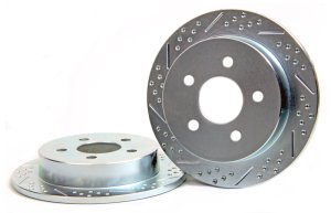 Jeep Wrangler JK Brake Rotors (2) - Rear - Baer Brakes - Claw Performance - `07-`18